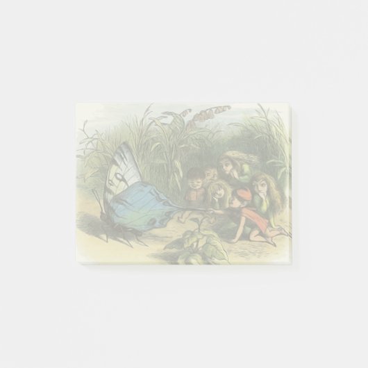 Vlinder Elf Kunstwerk Schattige Elfen Vlinders Post-it® Notes (Voorkant)