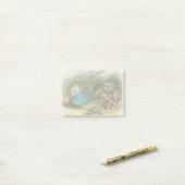 Vlinder Elf Kunstwerk Schattige Elfen Vlinders Post-it® Notes (Op bureau)