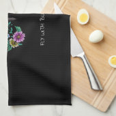 Vlinder en bloem bloemenvlinders vleugels uit theedoek (Quarter Fold)