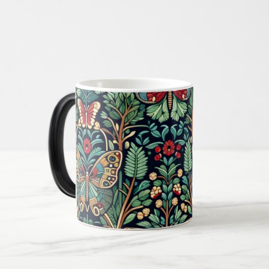 Vlinder en bloem Mok (Voorkant links)