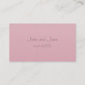 Vlinder en bloemen Dank U wel Visitekaartje Informatiekaartje (Achterkant)