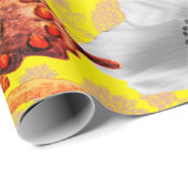 VLINDER EN BLOEMEN inpakpapier (Rol Hoek)