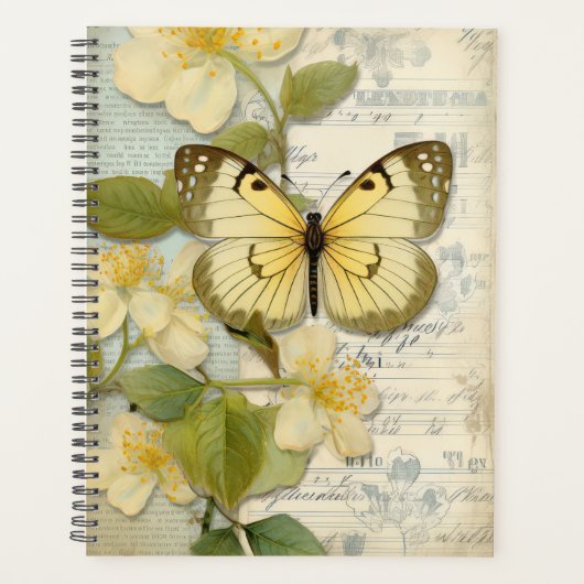  vlinder en bloemen planner (Voorkant)