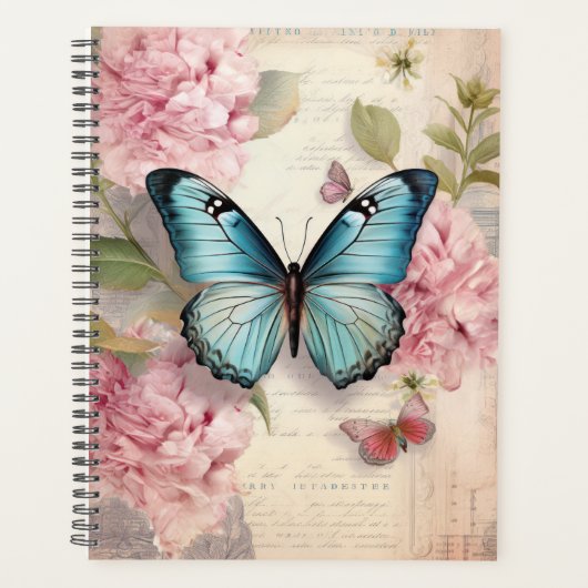  vlinder en bloemen planner (Voorkant)