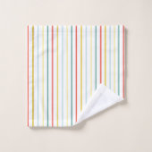 Vlinder- en bloempatroon bad handdoek (Wasdoekje)