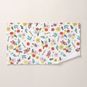 Vlinder- en bloempatroon bad handdoek (Handdoek)