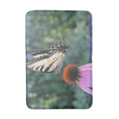 Vlinder en Coneflower badmat (Voorkant Verticaal)