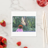 Vlinder en Coneflower Servet (Insitu)