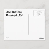 vlinder en druppel op 9 mijl briefkaart (Achterkant)