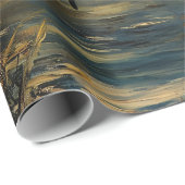 vlinder en gele bloemen ontkoppeling cadeaupapier (Rol Hoek)