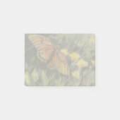 Vlinder en gele bloemen post-it® notes (Voorkant)