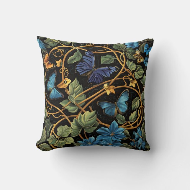 Vlinder- en kikkervisje Sierkussen (Voorkant)