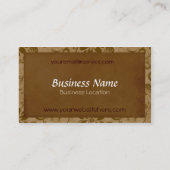 Vlinder en kralen visitekaartje (Achterkant)