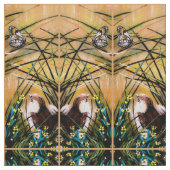 Vlinder en kwartel stof (Close Up)