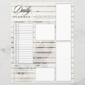 Vlinder en madeliefjes dagelijkse planner (Voorkant)