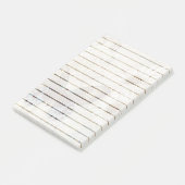Vlinder en madeliefjes post-it® notes (Schuin)