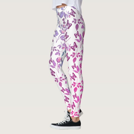 Vlinder en mooie natuur leggings (Links)
