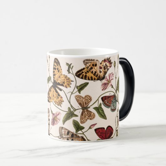  vlinder en moth magische mok (Voorkant rechts)