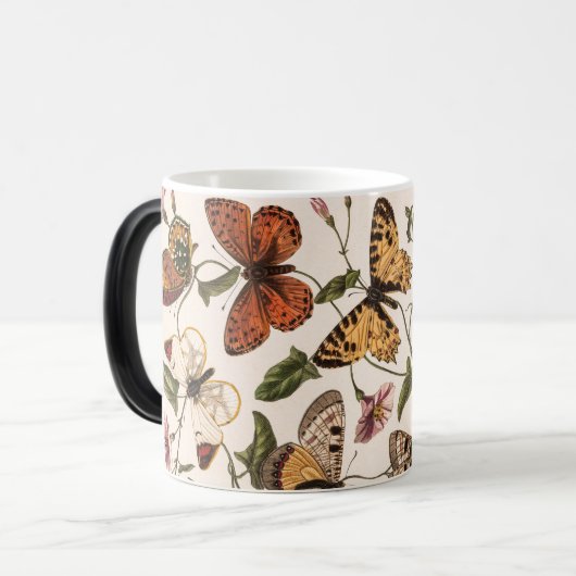  vlinder en moth magische mok (Voorkant links)
