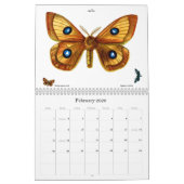 Vlinder- en motlithografieën kalender (Feb 2026)