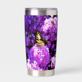 Vlinder en Phlox Geïsoleerde Drinkbeker (Achterkant)