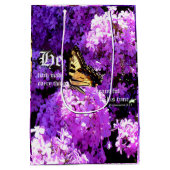 Vlinder en Phlox, Prediker 3:11 Medium Cadeauzakje (Achterkant)