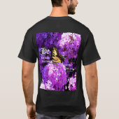 Vlinder en Phlox, Prediker 3:11 T-shirt (Achterkant)