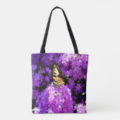 Vlinder en Phlox Tote Bag (Achterkant)