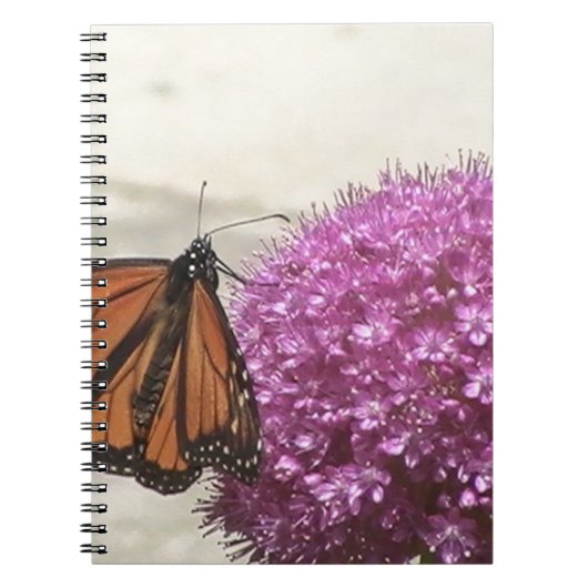 Vlinder en reuzenui notitieboek (Voorkant)