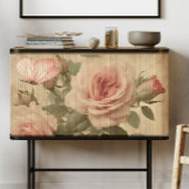  Vlinder en Roze Rozen Decoupage Tissuepapier