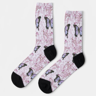 vlinder en roze sokken