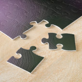 Vlinder- en Seringbloemreflectie in Regendruppel Legpuzzel (Zijkant)