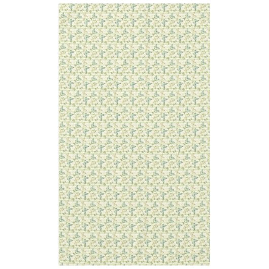 Vlinder en Strepen Groene Home Decor Tafelkleed (Voorkant)