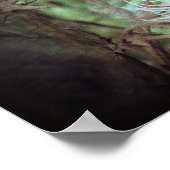 vlinder en Thistle Poster (Hoek)