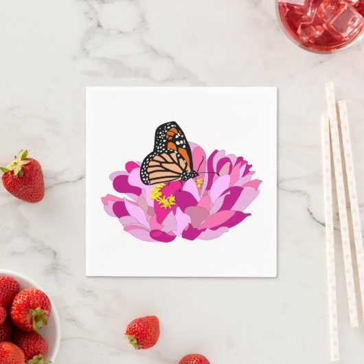 Vlinder en ventilator servetten (Insitu)