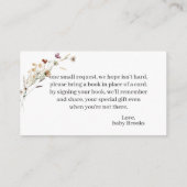 Vlinder- en wildbloemenboeken voor baby aanvraag informatiekaartje (Achterkant)