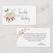 Vlinder- en wildbloemenboeken voor baby aanvraag informatiekaartje (Voorkant / Achterkant)