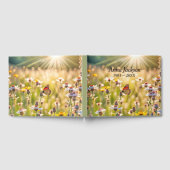 Vlinder en wilde bloemen gastenboek (Volledig)