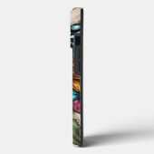 Vlinder en Zonnebloem Monogram Case-Mate iPhone Case (Achterkant / Links)