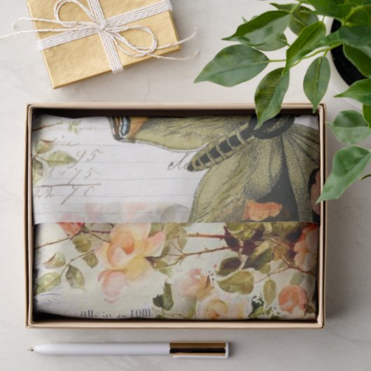 vlinder Ephemera - losblad Tissuepapier (Geschenk)