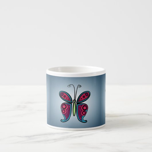 Vlinder Espresso Kop (Voorkant)