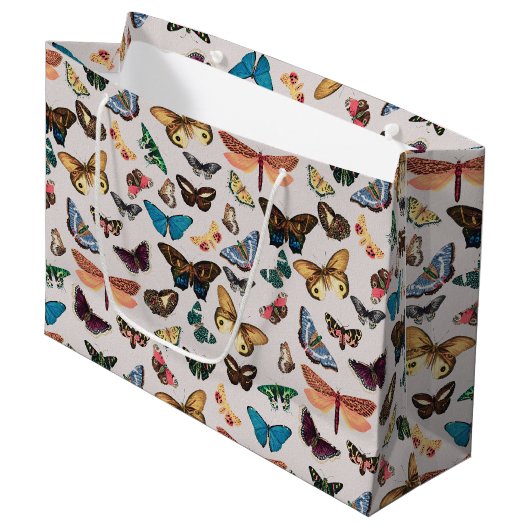  vlinder esthetisch groot cadeauzakje (Voorkant Gekanteld)
