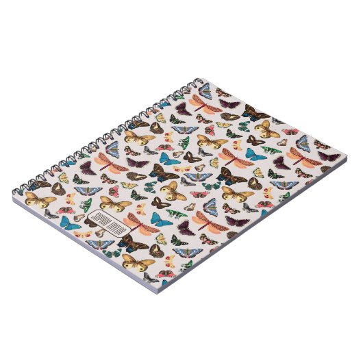 vlinder esthetisch notitieboek (Linkerzijde)