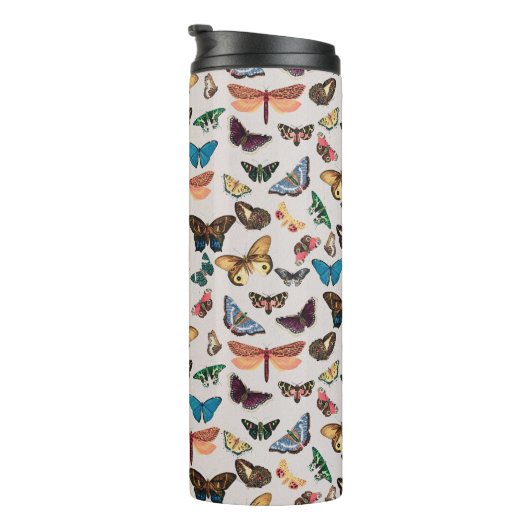  vlinder esthetisch thermosbeker (Geroteerd rechts)