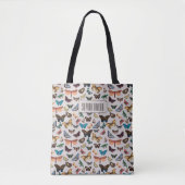 vlinder esthetisch tote bag (Voorkant)