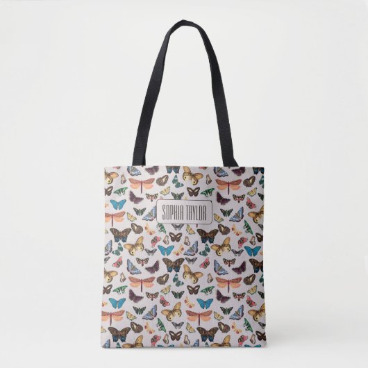 vlinder esthetisch tote bag (Voorkant)