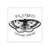 vlinder ex libris boek rubberstempel (Afrduk)