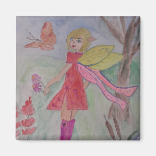 Vlinder Fairy Magnet