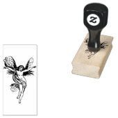 Vlinder Fairy meisje fantasie Rubberstempel (Gestempeld)