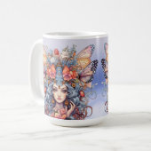Vlinder Fairy Moeder Mok (Voorkant links)